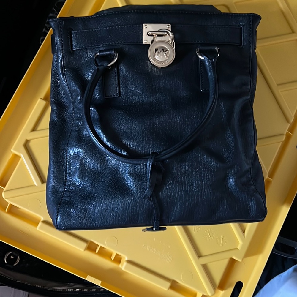 Michael Kors Black Leather Tote